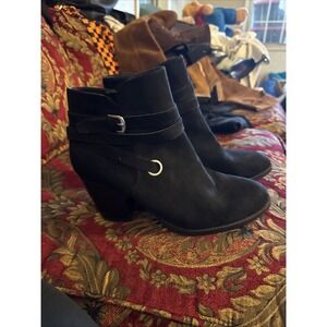 Style & Co. Womens Zolaaf Black Zipper Ankle Boots Shoes Size 10